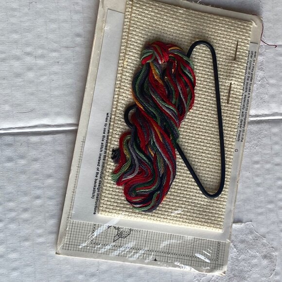 Vtg Country Wireworks Christmas Cross-Stitch Kit of 2 Canadian Geese Hanger USA - Picture 8 of 8